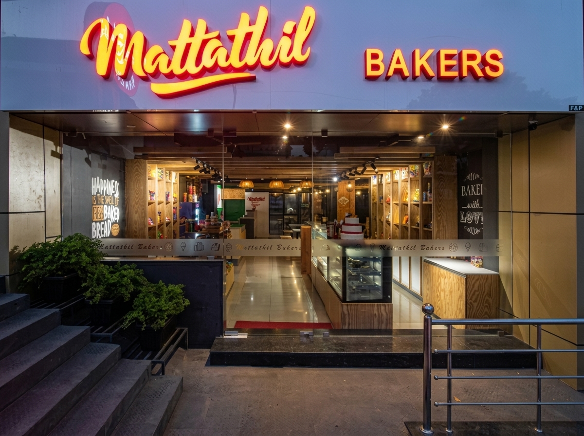 Mattathil Bakers Uzhavoor Branch storefront entrance